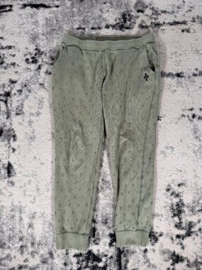 OVO Drake Logo Embroidered Olive Sweatpants